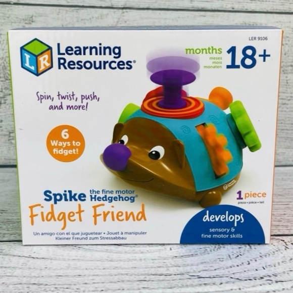 Learning Resources - Spike The Fine Motor Hedgehog Sensory Fine Ages 18+ Months - Picture 1 of 8